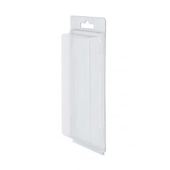 DOJA Industrial | Blister Plastique Transparent 100 Pcs | Extérieur: 180x90x25mm | Intérieur: 145x77x15mm | Emballage Plastique