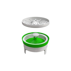 Bonomini - Valve / Clapet Anti Retour Anti Odeur Mécanique en Silicone Anti Odeur - Pour Tuyaux de Douche de 75 à 80 MM - Gris/V