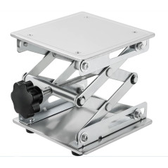 aleawol Pont élévateur de laboratoire en acier inoxydable,200x200 mm,Pour laboratoire, laboratoire, élévateur,Plate-forme de lev