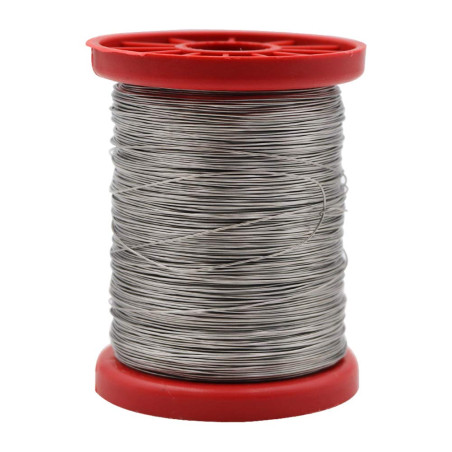 M.Z.A 0.5mm fil d'acier inoxydable pour apiculteur 500g cadre d'apiculture rouleau de fil de ruche d