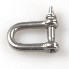10pcs M4 La manille d'anneau de D ferme à clef l'acier inoxydable 304 pour le gréement résistant, transportant, manilles de mail