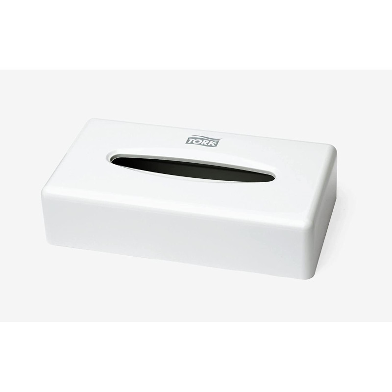 Tork Distributeur de Mouchoirs blanc F1, distribution feuille-à-feuille, 270023 Tork Distributeur de Mouchoirs blanc F1, distribution feuille-à-feuille, 270023