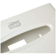 Tork Distributeur de Mouchoirs blanc F1, distribution feuille-à-feuille, 270023