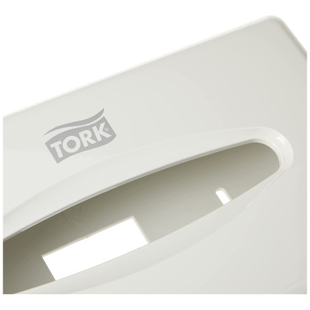 Tork Distributeur de Mouchoirs blanc F1, distribution feuille-à-feuille, 270023