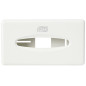 Tork Distributeur de Mouchoirs blanc F1, distribution feuille-à-feuille, 270023 Tork Distributeur de Mouchoirs blanc F1, distribution feuille-à-feuille, 270023
