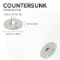 N42 Néodymium Magnet Pack de 2 N42 Néodymium Magnet Pack de 2