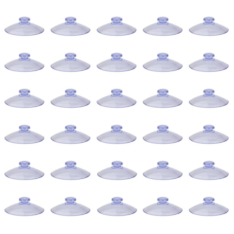 30 Pièces 20mm Ventouses Rondes Ventouse en Plastique Transparent Sans Crochets Support d'aspiration Adhésif Fort pour la Décora 30 Pièces 20mm Ventouses Rondes Ventouse en Plastique Transparent Sans Crochets Support d'aspiration Adhésif Fort pour la Décora