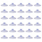 30 Pièces 20mm Ventouses Rondes Ventouse en Plastique Transparent Sans Crochets Support d'aspiration Adhésif Fort pour la Décora 30 Pièces 20mm Ventouses Rondes Ventouse en Plastique Transparent Sans Crochets Support d'aspiration Adhésif Fort pour la Décora