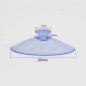 30 Pièces 20mm Ventouses Rondes Ventouse en Plastique Transparent Sans Crochets Support d'aspiration Adhésif Fort pour la Décora 30 Pièces 20mm Ventouses Rondes Ventouse en Plastique Transparent Sans Crochets Support d'aspiration Adhésif Fort pour la Décora