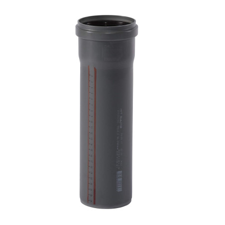 Ostendorf HTsafe 174010 HTsafe Tuyau en T avec manchon DN 90 mm 250 mm Gris