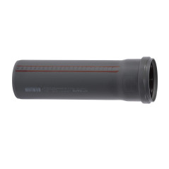 Ostendorf HTsafe 174010 HTsafe Tuyau en T avec manchon DN 90 mm 250 mm Gris