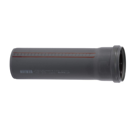 Ostendorf HTsafe 174010 HTsafe Tuyau en T avec manchon DN 90 mm 250 mm Gris