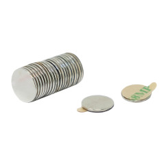 Aimant Néodyme Adhésif N35 Pour Les Arts, L'Artisanat, la Fabrication de Modèles - 9,5mm x 0,75mm D'Épaisseur - 0,35kg de Tracti