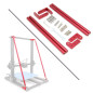 Zeberoxyz Ensemble de tiges de support rouges pour imprimante 3D CR-10, pièces d'alimentation pour imprimante 3D Creality CR-10 Zeberoxyz Ensemble de tiges de support rouges pour imprimante 3D CR-10, pièces d'alimentation pour imprimante 3D Creality CR-10
