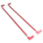 Zeberoxyz Ensemble de tiges de support rouges pour imprimante 3D CR-10, pièces d'alimentation pour imprimante 3D Creality CR-10 Zeberoxyz Ensemble de tiges de support rouges pour imprimante 3D CR-10, pièces d'alimentation pour imprimante 3D Creality CR-10