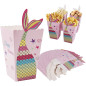 Popcorn Boîtes,Boîte à Popcorn 12PCS Sirène Popcorn Conteneurs Partie Carton Bonbon Conteneur Fête Boites Cadeaux pour Noël Part