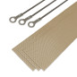 3 résistances de rechange pour scelleuse thermique de 20 cm. Maille en téflon de 225 mm, filament de 225 mm de large, 2 mm de la 3 résistances de rechange pour scelleuse thermique de 20 cm. Maille en téflon de 225 mm, filament de 225 mm de large, 2 mm de la