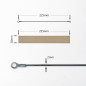 3 résistances de rechange pour scelleuse thermique de 20 cm. Maille en téflon de 225 mm, filament de 225 mm de large, 2 mm de la 3 résistances de rechange pour scelleuse thermique de 20 cm. Maille en téflon de 225 mm, filament de 225 mm de large, 2 mm de la
