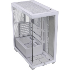 CORSAIR 3500X Boîtier PC ATX Mid-Tower – Verre Trempé Panoramique - Connexion Inversée Compatible avec La Carte Mère – Pas de Ve