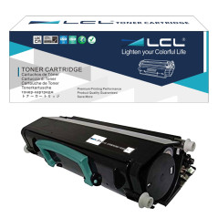 LCL Cartouche de Toner Remanufacturée 2330 2330D 2330DN 2350D 2350DN 593-10336 GT163 593-10337 XN009 DM254 (1 Noir) Remplacement