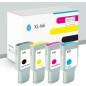 XL-Ink Compatible avec HP 728 4 pièces, 4 x 300 ml : MBK/C/M/Y XL-Ink Compatible avec HP 728 4 pièces, 4 x 300 ml : MBK/C/M/Y