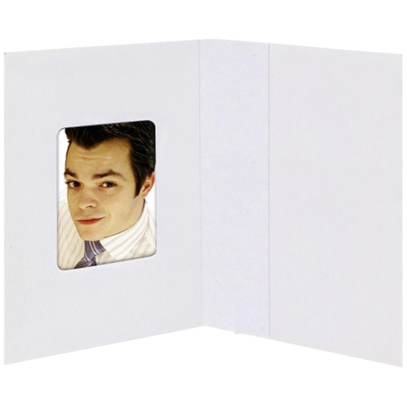 'Daiber 1x100 Portefeuille de Photo de Passeport Blanc 38x58 mm