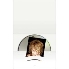 1x100 Daiber Pochettes avec CD blanc p. format jusque 6x9 cm