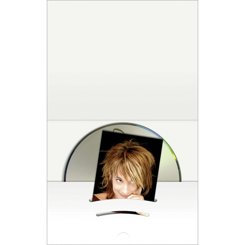 1x100 Daiber Pochettes avec CD blanc p. format jusque 6x9 cm