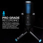 JLab Talk Pro Microphone USB Plug & Play avec USB-C, Qualité Professionnelle, 4 Diagrammes Directionnels, Contrôle du Volume, Co JLab Talk Pro Microphone USB Plug & Play avec USB-C, Qualité Professionnelle, 4 Diagrammes Directionnels, Contrôle du Volume, Co
