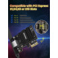 NICGIGA Adaptateur réseau PCIe Base-T 2,5 G, Realtek RTL8125B 2,5 Gbps/1 Gbps/100 Mbps, Carte réseau Gigabit PCI Express Convert NICGIGA Adaptateur réseau PCIe Base-T 2,5 G, Realtek RTL8125B 2,5 Gbps/1 Gbps/100 Mbps, Carte réseau Gigabit PCI Express Convert