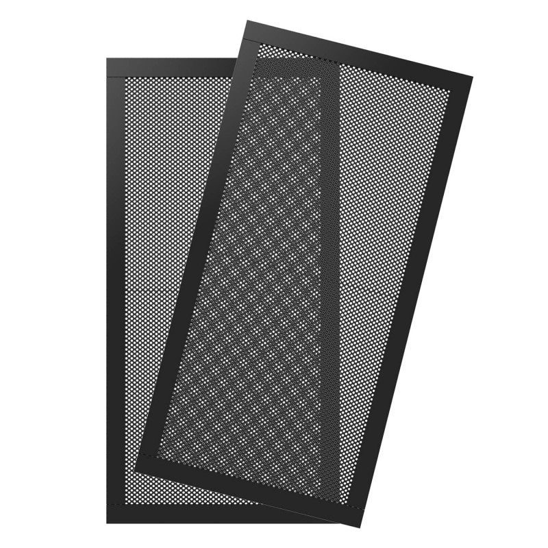 MoKo Lot de 2 filtres à poussière pour Ventilateur d'ordinateur - Cadre magnétique - 120 x 240 mm - Filtre Anti-poussière en PVC MoKo Lot de 2 filtres à poussière pour Ventilateur d'ordinateur - Cadre magnétique - 120 x 240 mm - Filtre Anti-poussière en PVC