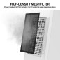 MoKo Lot de 2 filtres à poussière pour Ventilateur d'ordinateur - Cadre magnétique - 120 x 240 mm - Filtre Anti-poussière en PVC MoKo Lot de 2 filtres à poussière pour Ventilateur d'ordinateur - Cadre magnétique - 120 x 240 mm - Filtre Anti-poussière en PVC