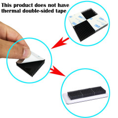 Bloc de refroidissement à eau 40 x 40 x 11mm en aluminium pour système de dissipateur de chaleur refroidisseur d'eau liquide noi