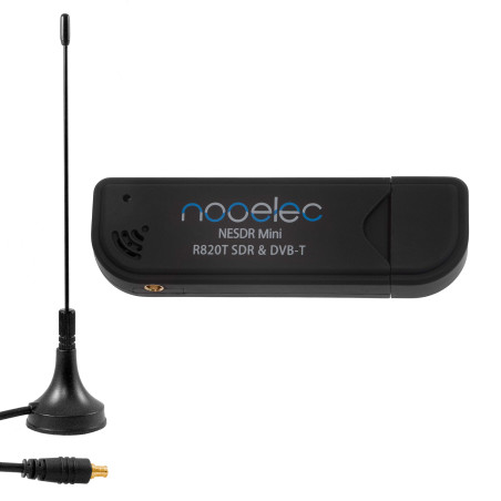 Nooelec NESDR Mini USB RTL-SDR, DVB-T et ADS-B Récepteur, RTL2832U et R820T Tuner, Entrée MCX. Radio Basée sur Le Logiciel (SDR)