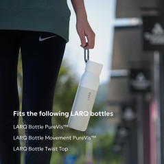 LARQ Active Loop - Blanc - Protecteur d'impact pour Votre Bouchon LARQ avec Mousqueton Facile à Transporter