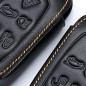 Happyit Cas de Couverture de Clé de Voiture en Cuir Porte-clés pour Land Rover LR4 LR2 Découverte Range Rover Sport Evoque 5 Bou Happyit Cas de Couverture de Clé de Voiture en Cuir Porte-clés pour Land Rover LR4 LR2 Découverte Range Rover Sport Evoque 5 Bou