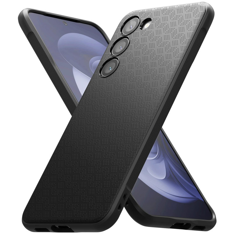 Ringke Compatible avec Coque Samsung Galaxy S23 Plus 5G [Onyx] Antidérapant Antichoc Protection Robuste Flexible Ultra Fine TPU 