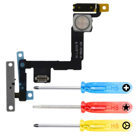 MMOBIEL Bouton Power/Volume Contrôle Compatible avec iPhone 11 2019 - Bouton Marche Arrêt/Silencieux Nappe Flex Remplacement - I
