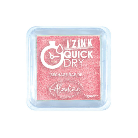 Aladine Encreur Izink Quick Dry, Rose Poudré, 5 x 5 cm 19523