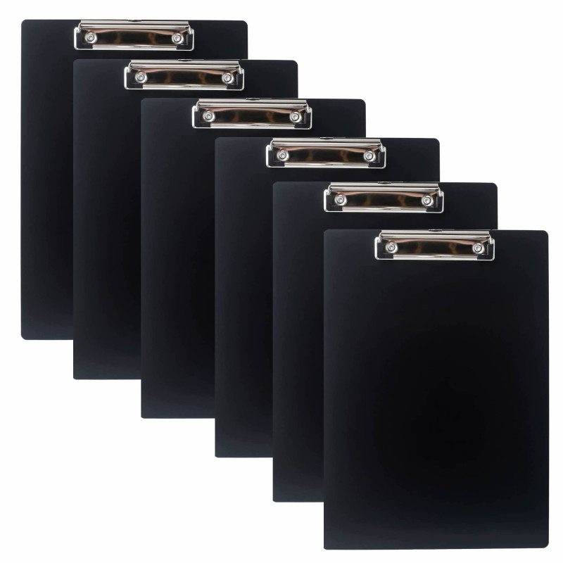 TUKA 6x A4 Porte-bloc en Aluminium, avec Pince, Haute Résistant Planchettes en Aluminium de Haute Qualité, Idéal pour le Travail TUKA 6x A4 Porte-bloc en Aluminium, avec Pince, Haute Résistant Planchettes en Aluminium de Haute Qualité, Idéal pour le Travail