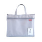 Lefancy Sac de transport A4 pour documents - En nylon - Avec double fermeture éclair - Pour étudiant et bureau - Gris Lefancy Sac de transport A4 pour documents - En nylon - Avec double fermeture éclair - Pour étudiant et bureau - Gris