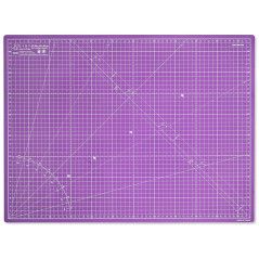 Elan Tapis de Découpe A2 Rose, Tapis de Coupe Auto-cicatrisant 45x60 CM, Planche de Découpe à 5 Couches, Self-Healing Cutting Ma