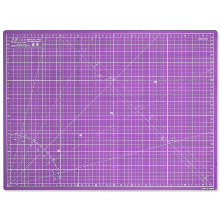 Elan Tapis de Découpe A2 Rose, Tapis de Coupe Auto-cicatrisant 45x60 CM, Planche de Découpe à 5 Couches, Self-Healing Cutting Ma
