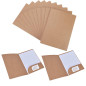 Chemise cartonnée en papier kraft, 12 pcs chemise de presentation a4, chemise de dossiers, classeurs et chemises pour réunion, d Chemise cartonnée en papier kraft, 12 pcs chemise de presentation a4, chemise de dossiers, classeurs et chemises pour réunion, d