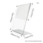 Rebanky 4 Pièces Presentoir A6 en Plastique Transparent Présentoirs de Table Incliné Support Plexiglass A6 Porte Affiche Plexi p Rebanky 4 Pièces Presentoir A6 en Plastique Transparent Présentoirs de Table Incliné Support Plexiglass A6 Porte Affiche Plexi p