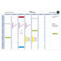 EXACOMPTA Planning mensuel magnétique 90x59cm vendu en kit avec de nombreux accessoires EXACOMPTA Planning mensuel magnétique 90x59cm vendu en kit avec de nombreux accessoires