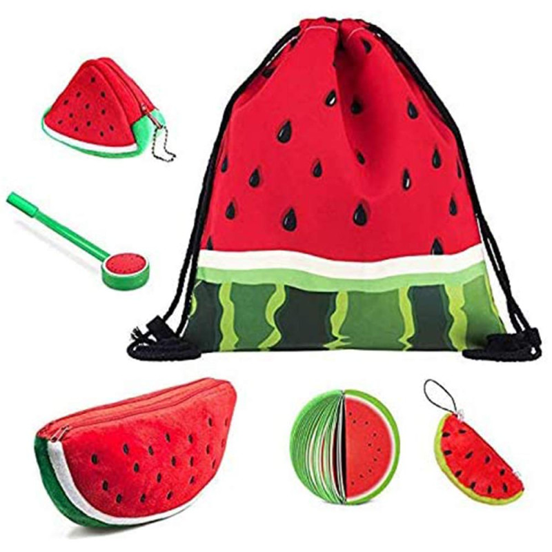 whatUneed Pastèque sac à cordon,Grand porte-crayon mignon en peluche,Porte-clés 3D,Décorations de pendentif porte-clés,Bloc-note whatUneed Pastèque sac à cordon,Grand porte-crayon mignon en peluche,Porte-clés 3D,Décorations de pendentif porte-clés,Bloc-note