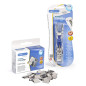 Rapesco 1300A Supaclip 60, Distributeur avec 100 Pinces de Recharge en Acier Inoxydable Rapesco 1300A Supaclip 60, Distributeur avec 100 Pinces de Recharge en Acier Inoxydable