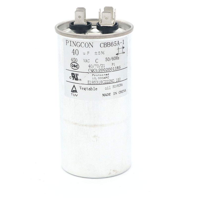 DollaTek 40uF CBB65 Moteur à condensateur fonctionnant pour climatiseur 450VAC SH 40/70/21 50 / 60Hz DollaTek 40uF CBB65 Moteur à condensateur fonctionnant pour climatiseur 450VAC SH 40/70/21 50 / 60Hz