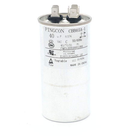 DollaTek 40uF CBB65 Moteur à condensateur fonctionnant pour climatiseur 450VAC SH 40/70/21 50 / 60Hz